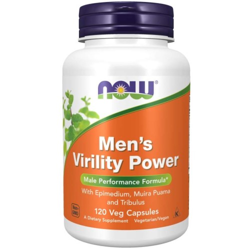 NOW Mens Virility Power, 120 Veg Capsules